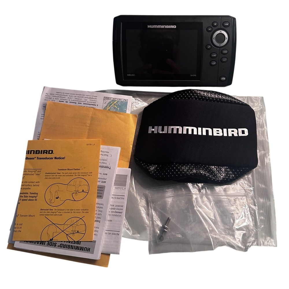 Humminbird Helix 5 SI GPS G2 Fish Finder Head Unit Side Imaging GPS 410220-1